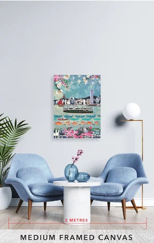 Hong Kong Ferry Artwork