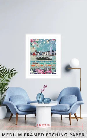 Hong Kong Ferry Artwork