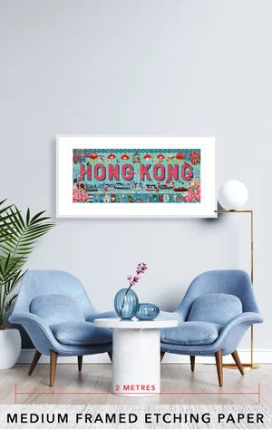 Hong Kong Typographic Artwork