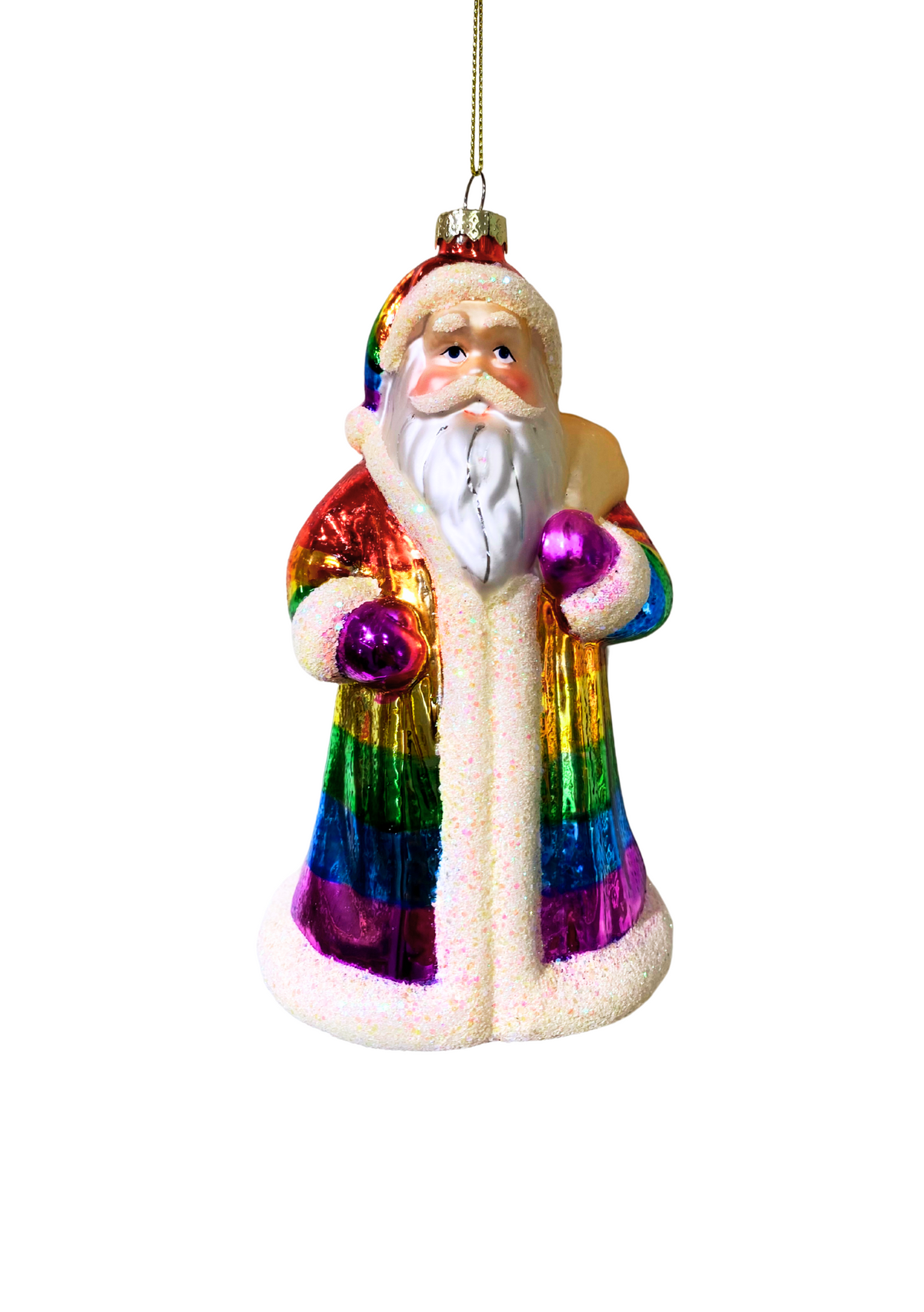 Product image of Rainbow Santa Claus Ornament