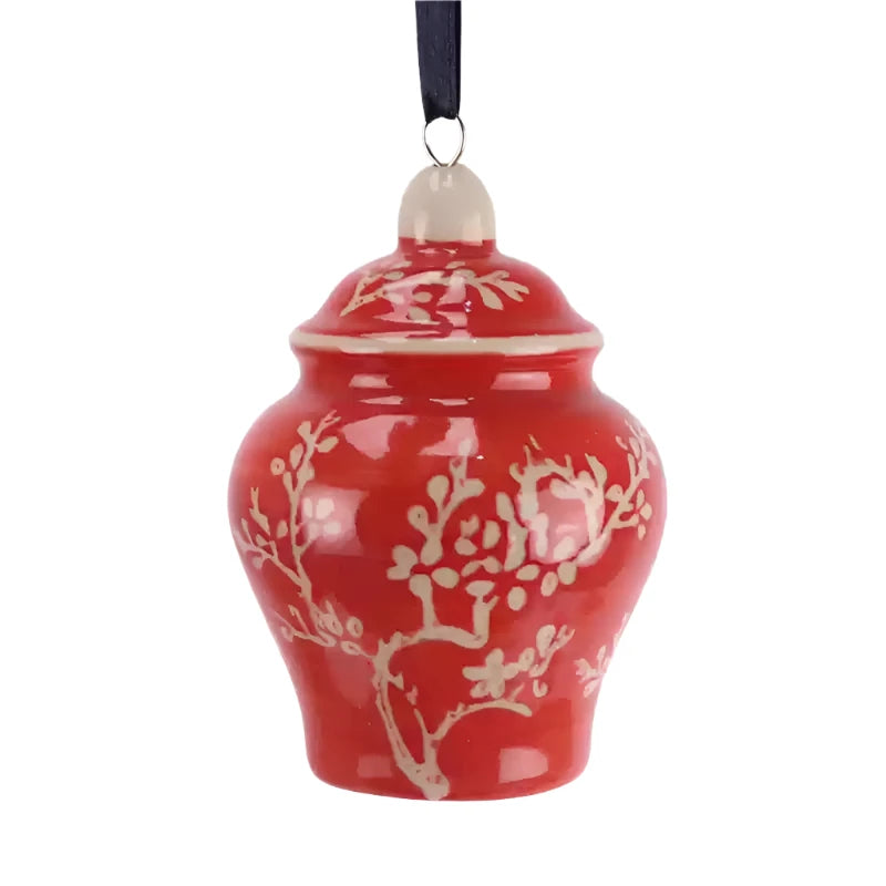 Red Ceramic Chinese Ornaments