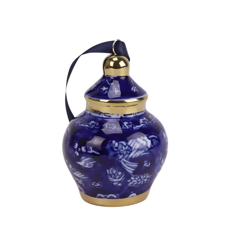 Ceramic Chinese Ornaments with Gold