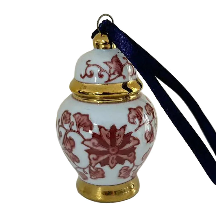 Ceramic Chinese Ornaments with Gold