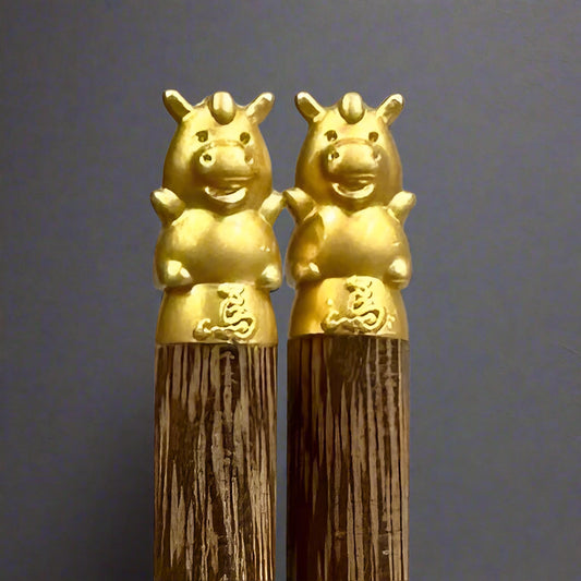 Zodiac Wooden Chopsticks - Thorn and Burrow