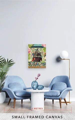 Bird & Flower Market Artwork