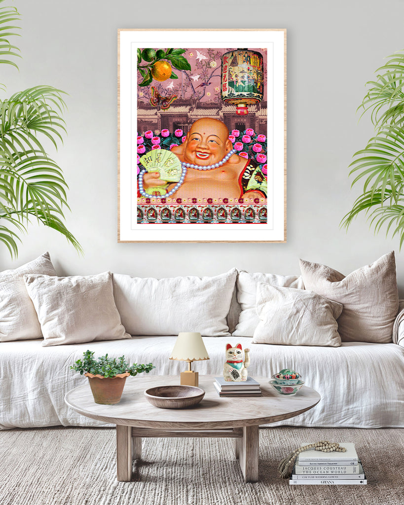 Happy Laughing Buddha Artwork