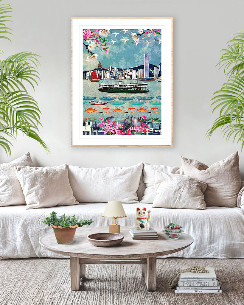 Hong Kong Ferry Artwork