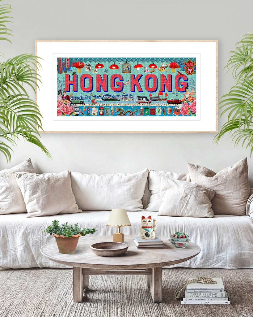 Hong Kong Typographic Artwork
