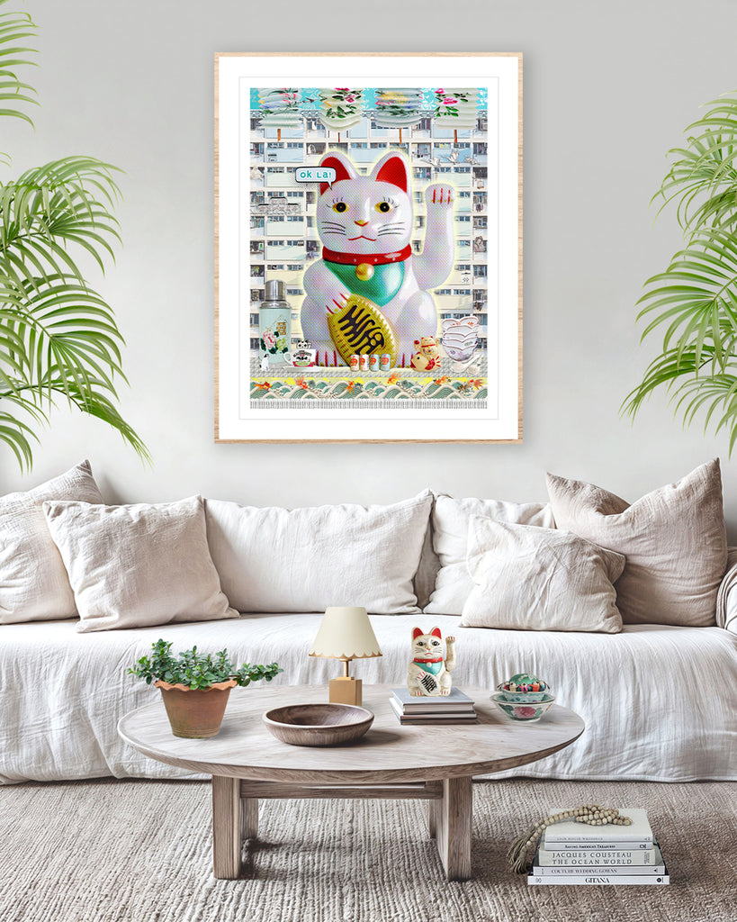 Ok La! Lucky Cat Artwork