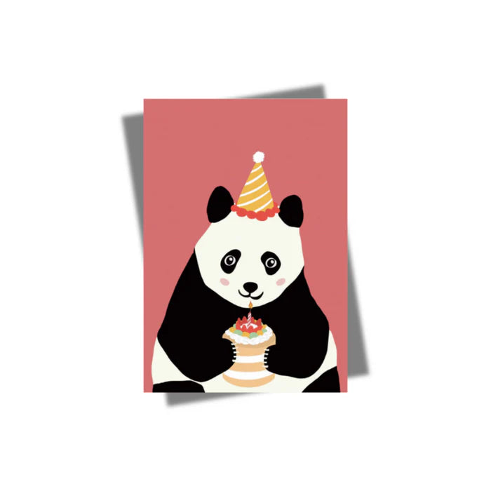 Birthday Panda Greeting Card