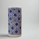 Blue & White Chinoiserie Floral Umbrella Stand