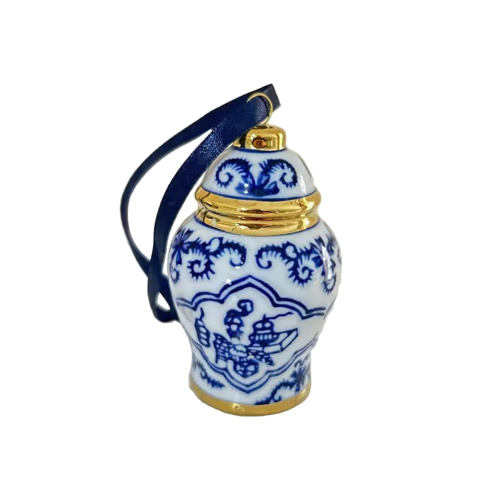 Ceramic Chinese Ornaments with Gold