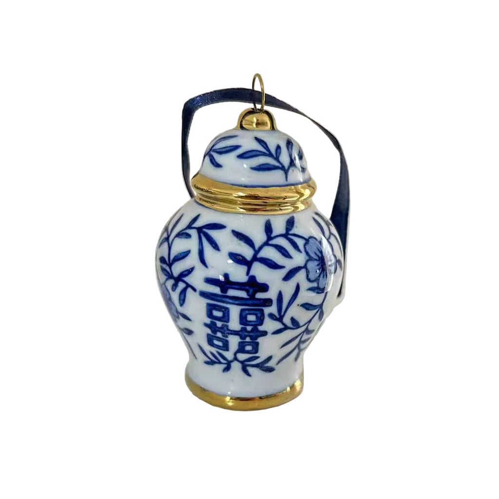 Ceramic Chinese Ornaments with Gold