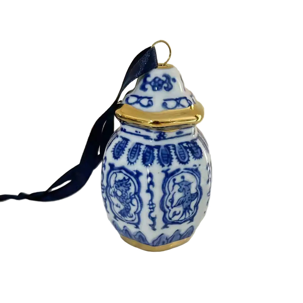 Ceramic Chinese Ornaments with Gold