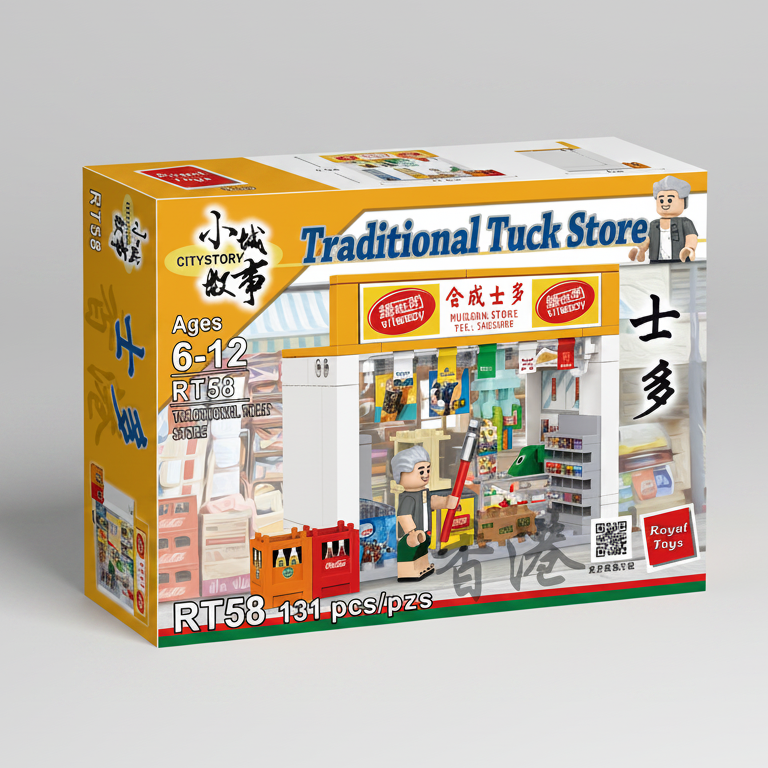 Hong Kong Traditional Tuck Store Building Blocks Set