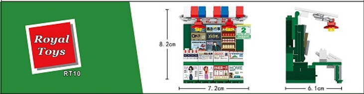 Hong Kong News Stall Building Blocks Set