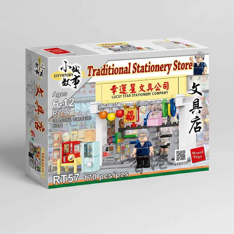 Hong Kong Traditional Stationery Stores Building Blocks Set