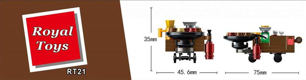 Hong Kong Roasted Chestnuts Building Blocks Set