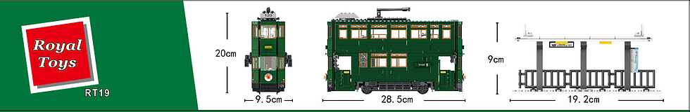 Hong Kong Tramways Building Blocks Set