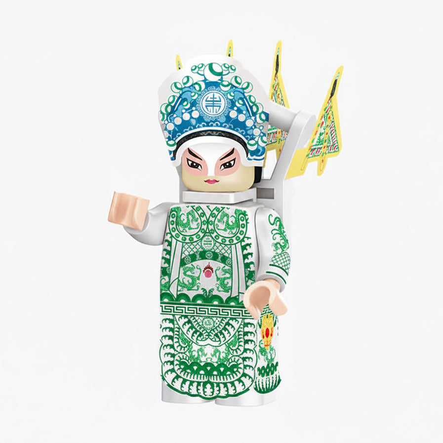 Hong Kong Cantonese Opera Bamboo Theatre Building Blocks Set