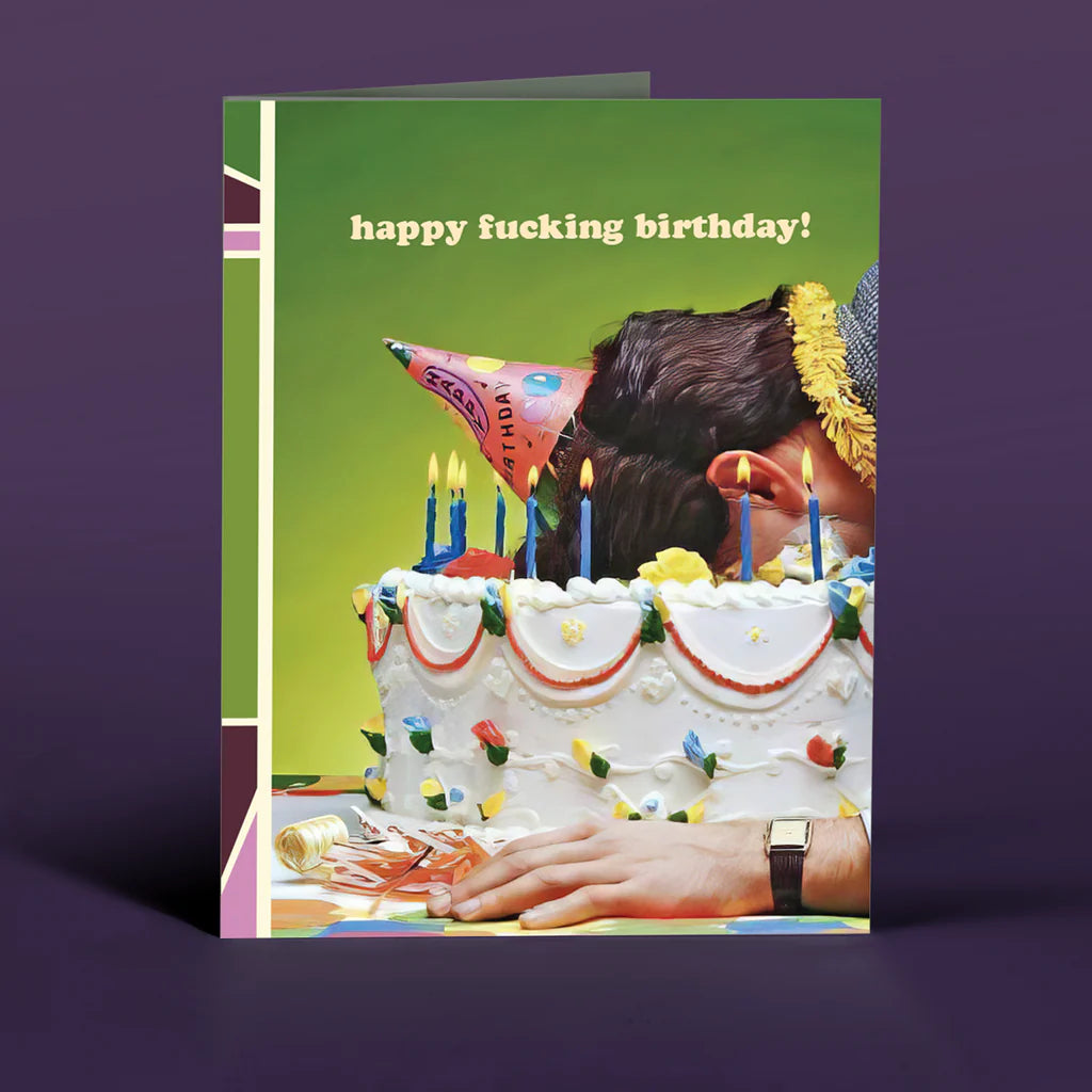Product image of CakeFace Man Birthday Card
