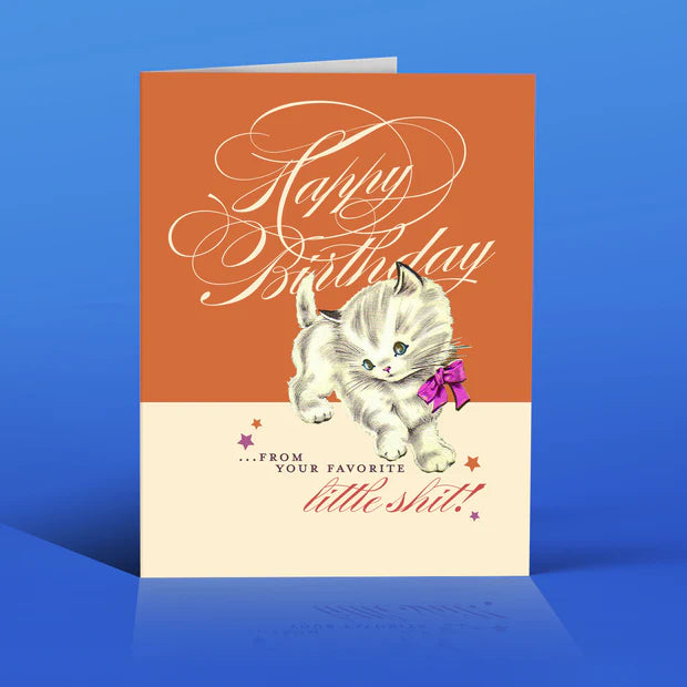 Product image of Little Shit! Kittens Birthday Card