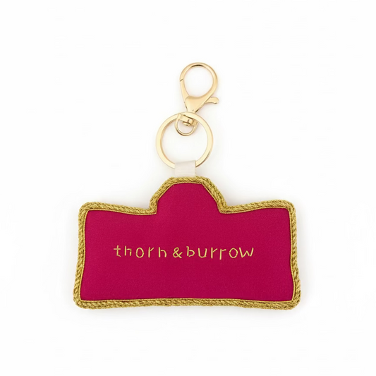 EMBROIDERED Bag Charm : Jumbo Floating Restaurant