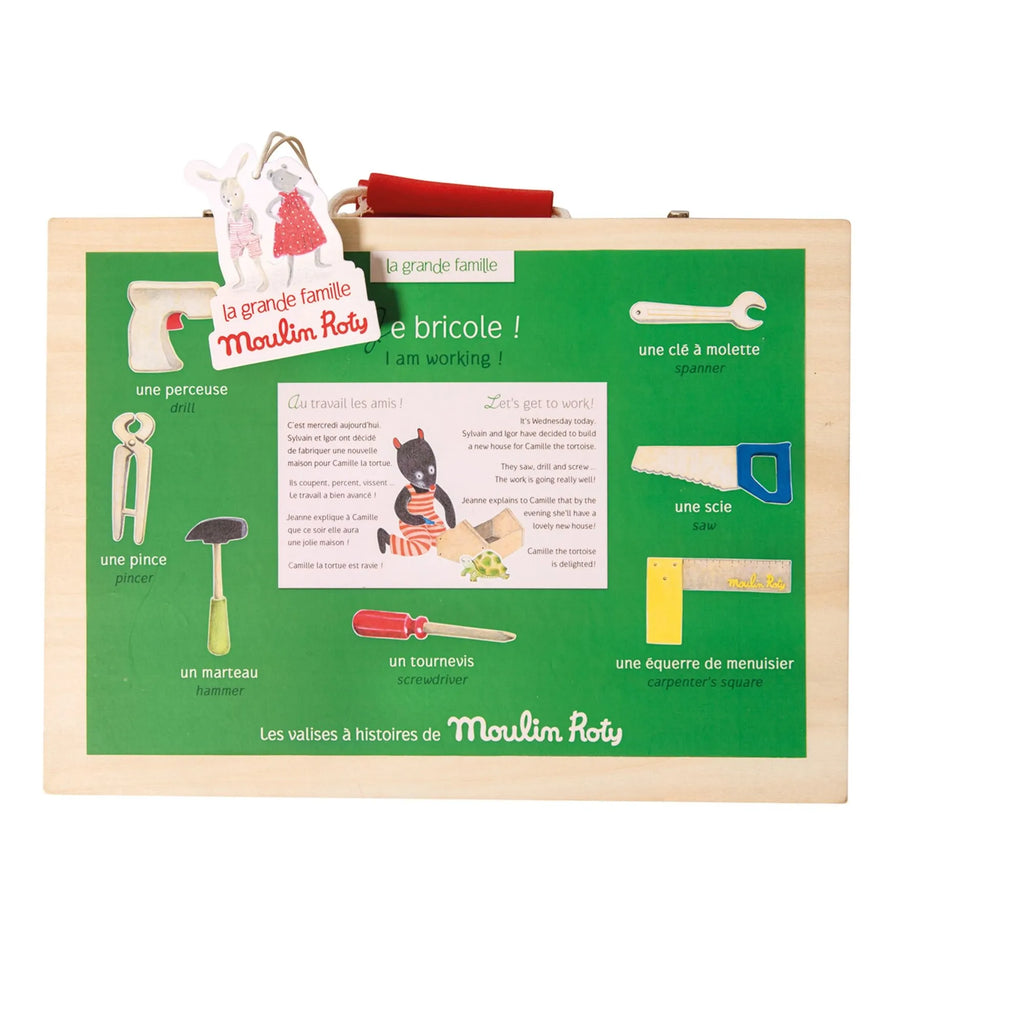 MOULIN ROTY  La Grande Famille do-it-yourself suitcase