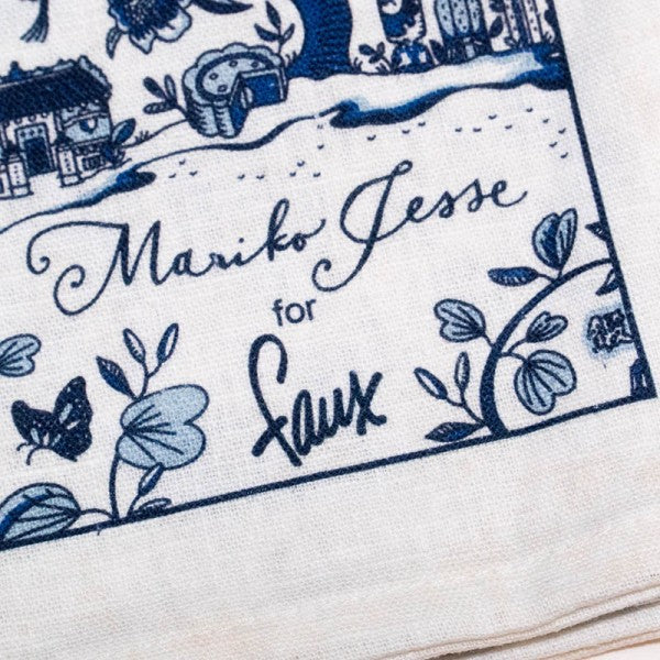 New HK Toile Tea Towel