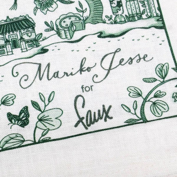 New HK Toile Tea Towel