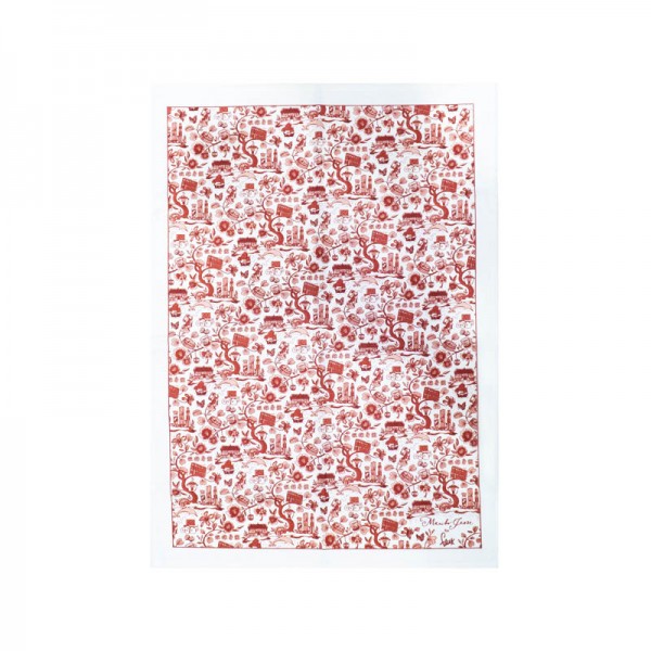 New HK Toile Tea Towel