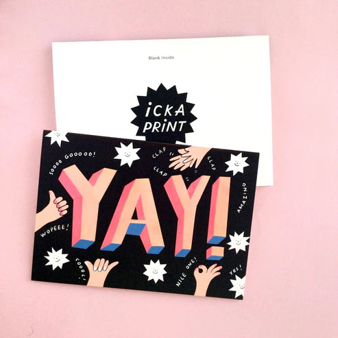 " Yay Celebration " Greeting Card