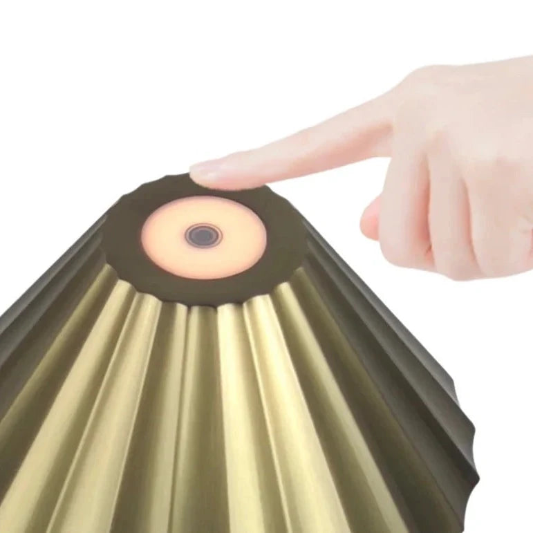 Brass Scallop Rechargeable Lamp