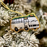EMBROIDERED ORNAMENT : Minibus