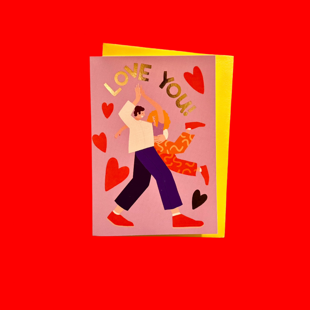 " Love You " Greeting Card
