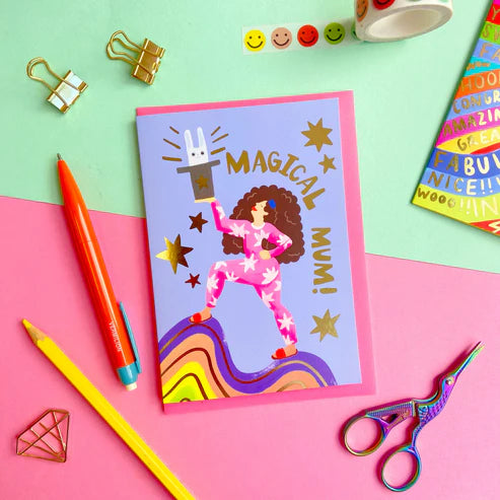 " Magical Mum " Greeting Card