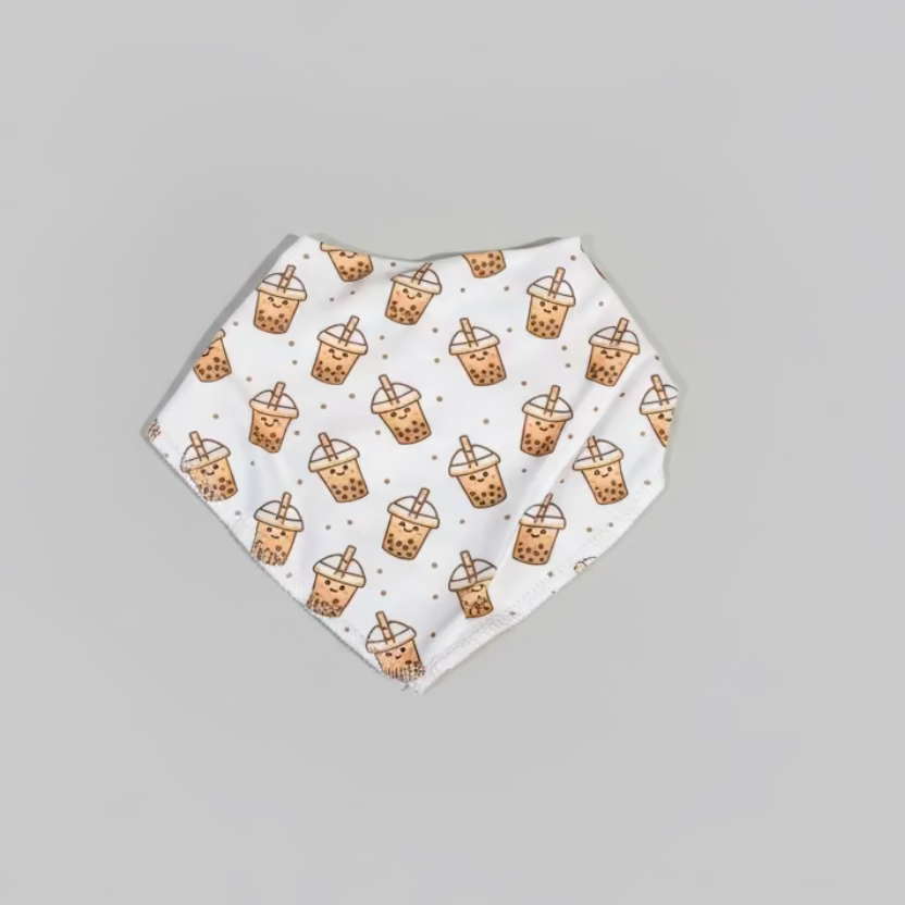 Hong Kong Baby Bibs - Bubble Tea & Dumpling - Thorn and Burrow