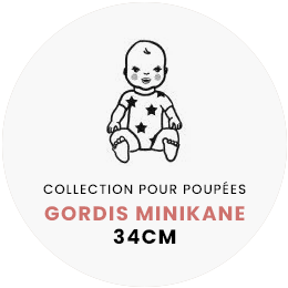 Minikane Capucine - 34cm Gordis doll with sleeping eyes