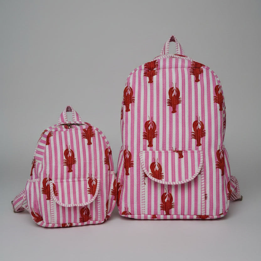 Indian Hand Block Printed Backpack