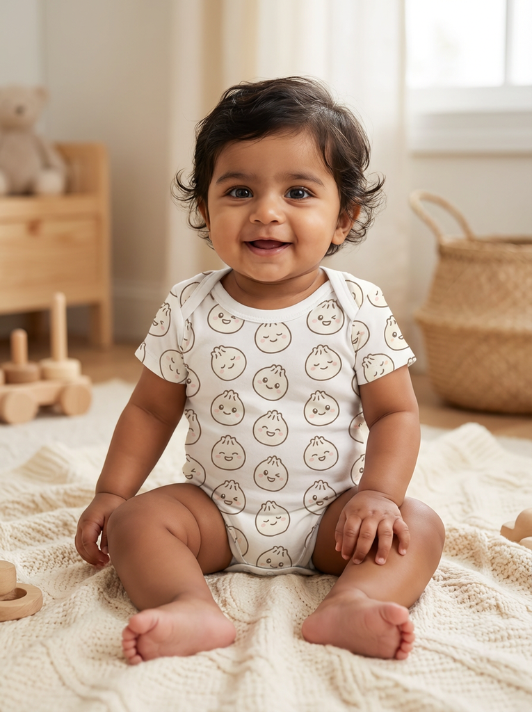 Hong Kong Baby Onesie - Dumpling - Thorn and Burrow