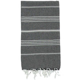 Black & White 100% Cotton Mini Turkish Towel