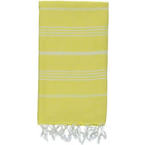 Yellowish - 100% Cotton Mini Turkish Towel