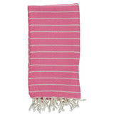 Pink Bamboo & Cotton Turkish Towel