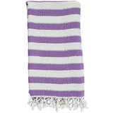 Purple Bamboo & Cotton Turkish Towel