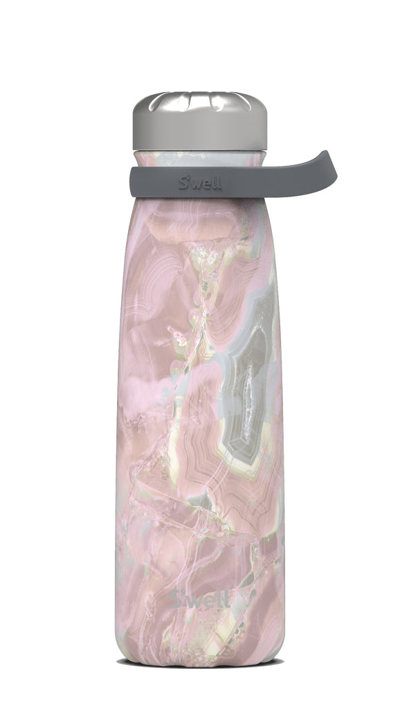 Geode Rose Traveler - Stainless Steel S'well Water Bottle