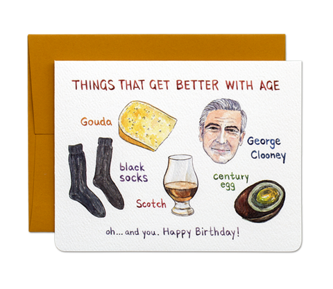 " Better With Age " Card Greeting Cards - Thorn and Burrow