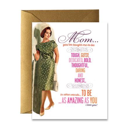 " Amazing Mom " Card