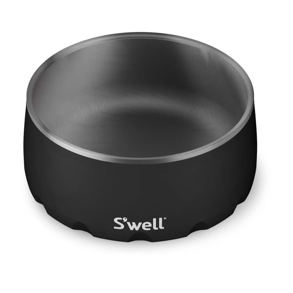 Onyx - Stainless Steel S'well Dog Bowl