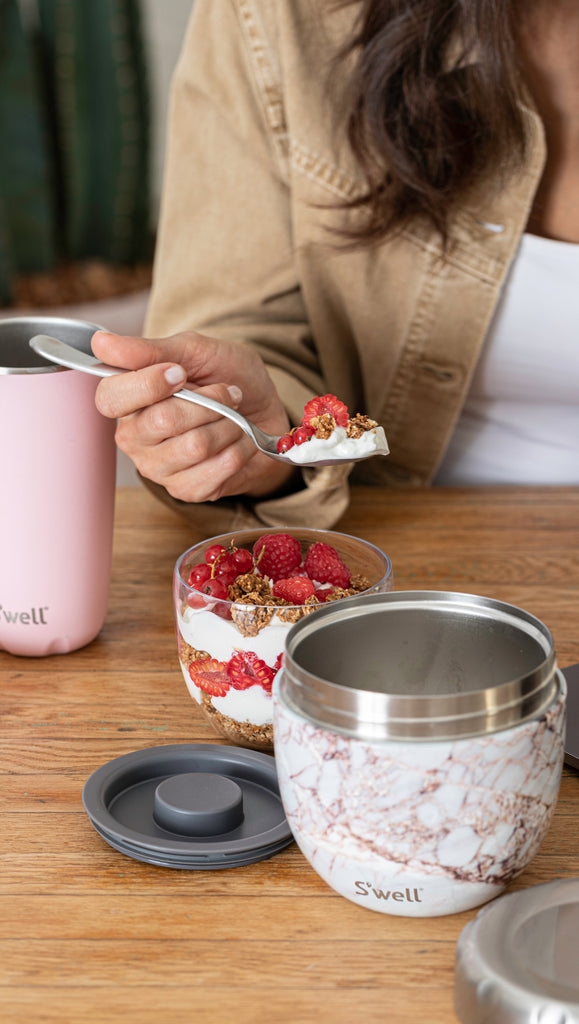 Calacatta Gold - Stainless Steel S'well Eats