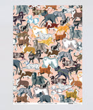" City Dogs " Gift Wrap
